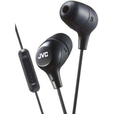 JVC FX38M-B-E In-ear Headphones with Microphone - Black - Headphones JVC FX38M-B-E In-ear Headphones with Microphone - Black - Headphones