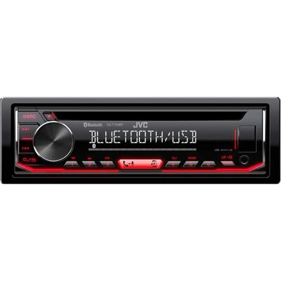 Radio Kenwood KD-T702BT Negro Rojo 1-Din - Bluetooth Radio Kenwood KD-T702BT Negro Rojo 1-Din - Bluetooth