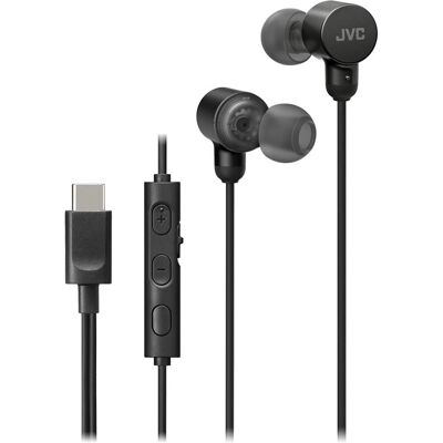 JVC HA-FR29UC Schwarz Headset - Kabelgebunden, In-ear, Anrufe/Musik, USB Type-C JVC HA-FR29UC Schwarz Headset - Kabelgebunden, In-ear, Anrufe/Musik, USB Type-C
