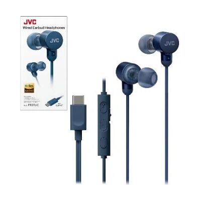JVC HA-FR29UC-A Lightweight Blue Wired Headphones - Headphones JVC HA-FR29UC-A Lightweight Blue Wired Headphones - Headphones