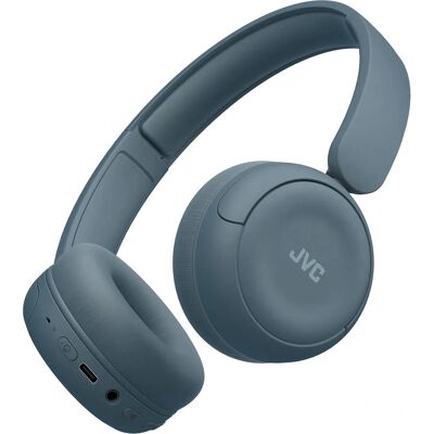 JVC Kopfhörer kabellos Bluetooth Blau - Headset - 50h Akku - Klappbar JVC Kopfhörer kabellos Bluetooth Blau - Headset - 50h Akku - Klappbar
