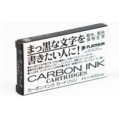 Cartouches d'encre Platinum Carbon - Noir - Cartouches d'encre Cartouches d'encre Platinum Carbon - Noir - Cartouches d'encre