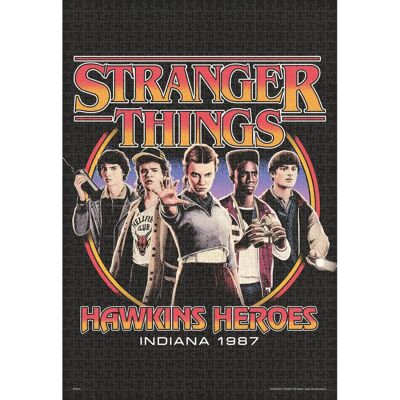 Epoch Toys - EP3261F - Hawkins Heroes - Jigsaw puzzle - Publicité Epoch Toys - EP3261F - Hawkins Heroes - Jigsaw puzzle - Publicité