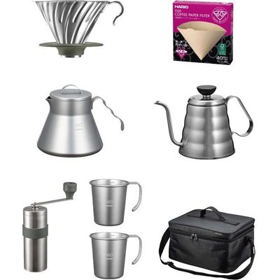Hario Outdoor Full Set - Coffee Equipment Set Hario Outdoor Full Set - Coffee Equipment Set
