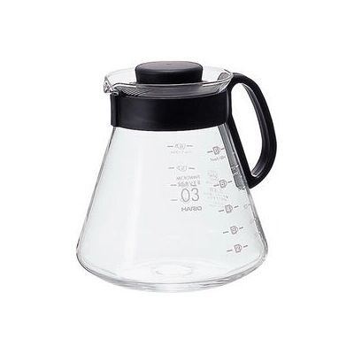 Hario XVD-80B Kaffeekanne - Glas, 800ml, Schwarz Hario XVD-80B Kaffeekanne - Glas, 800ml, Schwarz