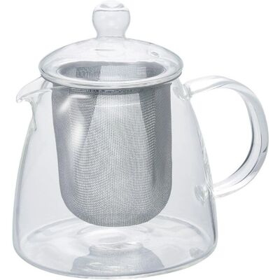 Teiera a foglia HARIO - 360ml - Vetro resistente al calore - Per 2 persone Teiera a foglia HARIO - 360ml - Vetro resistente al calore - Per 2 persone