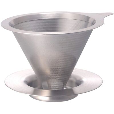 Hario V60-01 - Zilver - Koffiedripper Hario V60-01 - Zilver - Koffiedripper