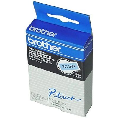 Brother TC-101A Laminierter Beschriftungsband - Schwarz auf Transparent - 12mm x 7,7m - 10 Rollen Brother TC-101A Laminierter Beschriftungsband - Schwarz auf Transparent - 12mm x 7,7m - 10 Rollen