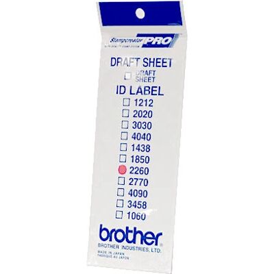 Brother ID2260 Etikett - 22x60mm für Drucker Brother ID2260 Etikett - 22x60mm für Drucker