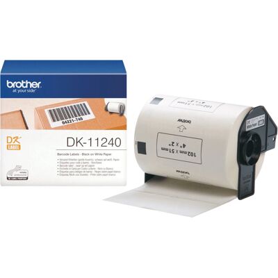 Brother DK-11240 White Barcode Labels - Printer Label Brother DK-11240 White Barcode Labels - Printer Label