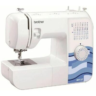Brother RH137 - Weiß/Blau - Nähmaschine Brother RH137 - Weiß/Blau - Nähmaschine