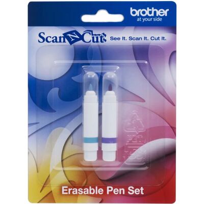 Ensemble de 2 Stylos Effaçables Brother - Accessoires de Découpe - Publicité Ensemble de 2 Stylos Effaçables Brother - Accessoires de Découpe - Publicité