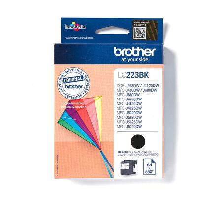 Cartouche d'encre Brother LC-223BK - Haute capacité, Noir authentique - Publicité Cartouche d'encre Brother LC-223BK - Haute capacité, Noir authentique - Publicité
