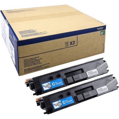 Cartuccia toner Brother TN-329CTWIN Ciano - Confezione da 2 - Ricambi per stampanti laser Cartuccia toner Brother TN-329CTWIN Ciano - Confezione da 2 - Ricambi per stampanti laser