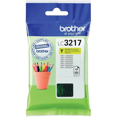 Brother LC3217 Gele Inktcartridge - 5 Stuks Brother LC3217 Gele Inktcartridge - 5 Stuks
