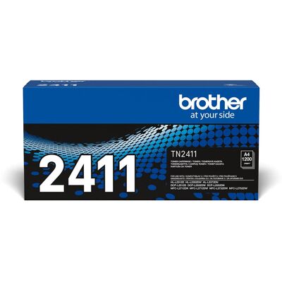 Brother TN-2411 - Schwarzer Lasertonerkassett - 1200 Seiten Brother TN-2411 - Schwarzer Lasertonerkassett - 1200 Seiten