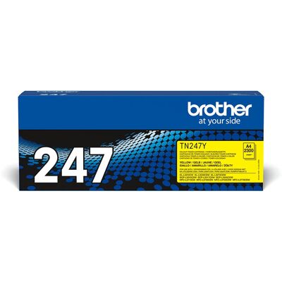 Tóner Amarillo Brother TN-247Y - Alta Capacidad - 2300 páginas - Compatibilidad con impresoras Tóner Amarillo Brother TN-247Y - Alta Capacidad - 2300 páginas - Compatibilidad con impresoras