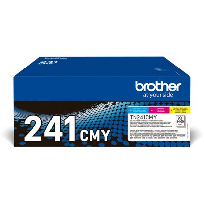 Brother TN-241CMY Toner MultiPack Cián Bíbor Sárga - Tonerpatron Brother TN-241CMY Toner MultiPack Cián Bíbor Sárga - Tonerpatron