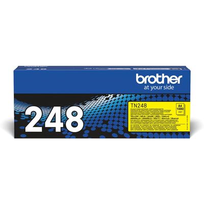 Brother TN-248Y Gul Tonerpatron - Original til Brother-printere Brother TN-248Y Gul Tonerpatron - Original til Brother-printere