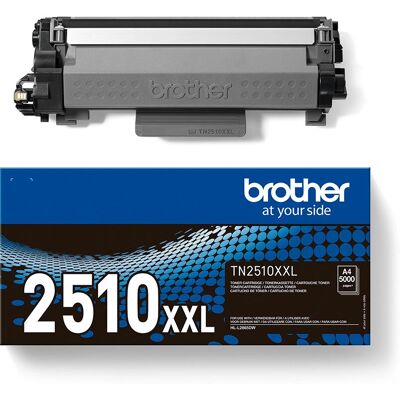 Cartuccia toner nera Brother TN2510XXL - Laser - 5000 pagine Cartuccia toner nera Brother TN2510XXL - Laser - 5000 pagine