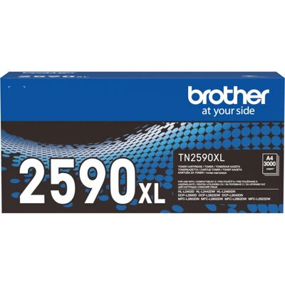 Toner Czarny Brother TN-2590XL - Wysoka Wydajność - Laserowa Drukarka Toner Czarny Brother TN-2590XL - Wysoka Wydajność - Laserowa Drukarka