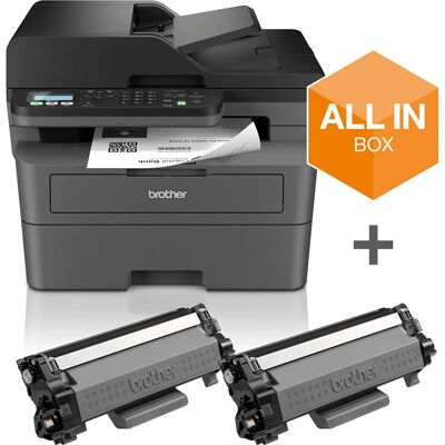 Brother MFC-L2827DWXL - Impresora multifunción - B/N negro - A4 - 32 ppm Brother MFC-L2827DWXL - Impresora multifunción - B/N negro - A4 - 32 ppm
