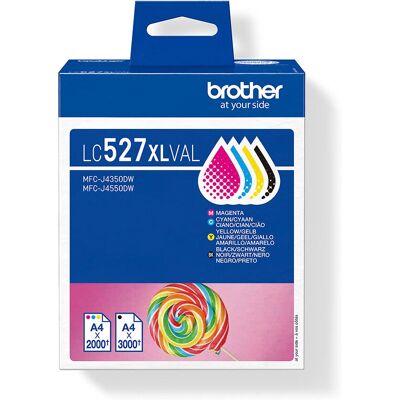 Brother LC527XLVAL Tintenpatrone - Schwarz, Cyan, Magenta, Gelb - Tintenpatrone Brother LC527XLVAL Tintenpatrone - Schwarz, Cyan, Magenta, Gelb - Tintenpatrone