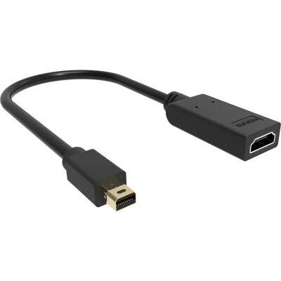Vision TC-MDPHDMI/BL Mini DisplayPort HDMI Adapter - Video Cable Vision TC-MDPHDMI/BL Mini DisplayPort HDMI Adapter - Video Cable