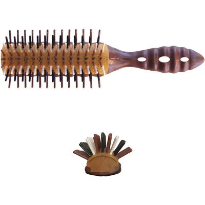 Y.S. Park - Ys-Lap32 - Choco Mélanger - Brosse à cheveux - Publicité Y.S. Park - Ys-Lap32 - Choco Mélanger - Brosse à cheveux - Publicité