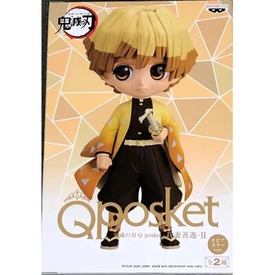 Banpresto Zenitsu Agatsuma Q Posket - Demon Slayer - 14cm Banpresto Zenitsu Agatsuma Q Posket - Demon Slayer - 14cm