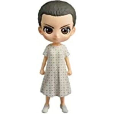 Figurine Q Posket Eleven Stranger Things - 13cm - Collection Bandai - Publicité Figurine Q Posket Eleven Stranger Things - 13cm - Collection Bandai - Publicité