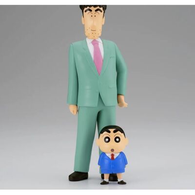 Figurine Famille Hiroshi & Shinchan - 21cm - Collection USA - Publicité Figurine Famille Hiroshi & Shinchan - 21cm - Collection USA - Publicité