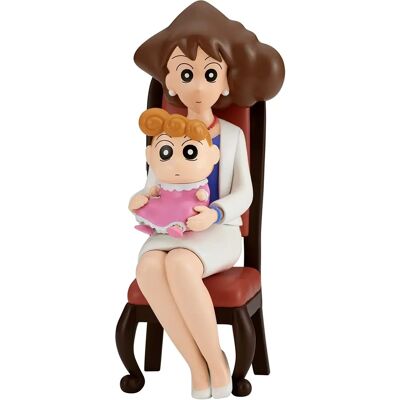 Figura de foto de família Shinchan Bandai - 15cm Figura de foto de família Shinchan Bandai - 15cm
