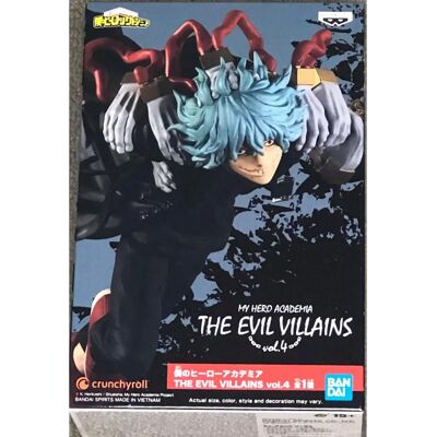 Banpresto My Hero Academia Tomura Shigaraki - Figura de Ação 10cm - Os Vilões Malvados Banpresto My Hero Academia Tomura Shigaraki - Figura de Ação 10cm - Os Vilões Malvados