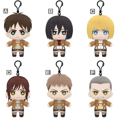 Serie di peluche Banpresto Attack on Titan 1 - 15 cm Serie di peluche Banpresto Attack on Titan 1 - 15 cm