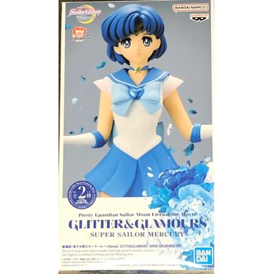 Figurine Banpresto Sailor Moon Eternal Super Sailor Mercury - Action - Publicité Figurine Banpresto Sailor Moon Eternal Super Sailor Mercury - Action - Publicité