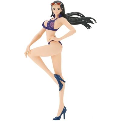 Bandai Nico Robin 19cm - Série Grandline - Figurine Filles en Vacances - Publicité Bandai Nico Robin 19cm - Série Grandline - Figurine Filles en Vacances - Publicité