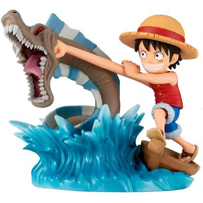 Figurine Banpresto Luffy contre Monstre Marin - One Piece - 7cm - Officiel Figurine Banpresto Luffy contre Monstre Marin - One Piece - 7cm - Officiel