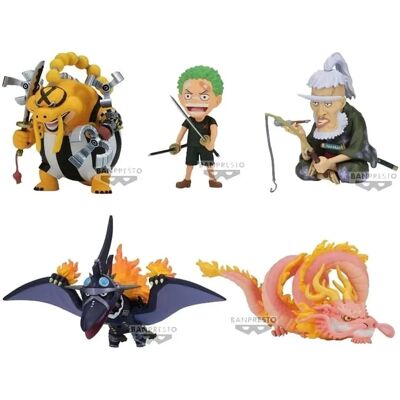 Set de Mini Figuras Banpresto - 12 piezas, 7cm, Personajes variados - One Piece Set de Mini Figuras Banpresto - 12 piezas, 7cm, Personajes variados - One Piece