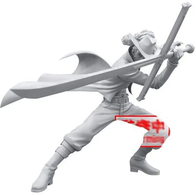 Figurinha Mihawk - One Piece Battle Record 13cm Banpresto Figurinha Mihawk - One Piece Battle Record 13cm Banpresto
