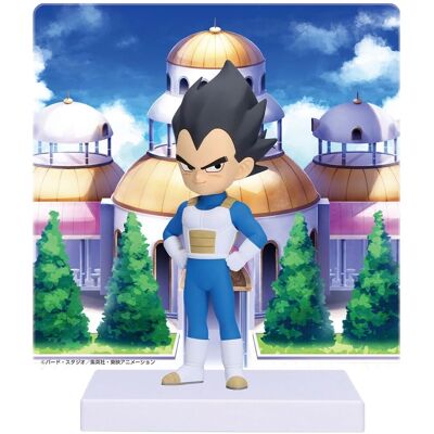 Banpresto Vegeta Dragon Ball Daima figure with Panel 9cm - Collectible Banpresto Vegeta Dragon Ball Daima figure with Panel 9cm - Collectible