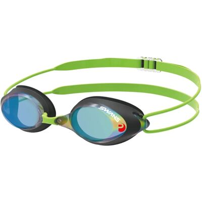 Lunettes de natation miroir Swans Émeraude / Fumée / Vert - Unisexe - Publicité Lunettes de natation miroir Swans Émeraude / Fumée / Vert - Unisexe - Publicité