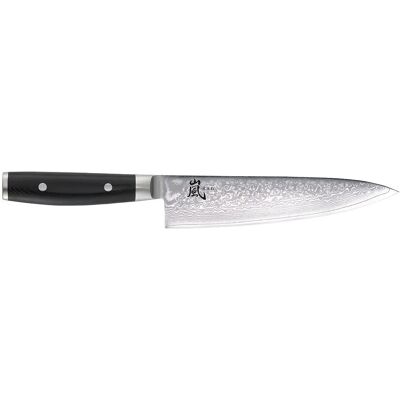 Yaxell Ran Rustfritt Stål Kokkekniv - 20cm, 69 Lag, Svart Micarta Håndtak Yaxell Ran Rustfritt Stål Kokkekniv - 20cm, 69 Lag, Svart Micarta Håndtak