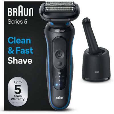 Barbeador Elétrico Braun Series 5 52-B7000cc - À prova d'água & Flexível Barbeador Elétrico Braun Series 5 52-B7000cc - À prova d'água & Flexível