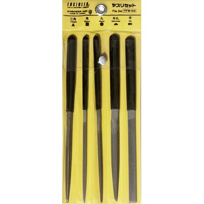 Kit de limas mini japonesas - Ferramenta de precisão - Preto Kit de limas mini japonesas - Ferramenta de precisão - Preto