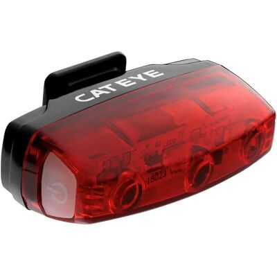 Cateye Rapid Micro USB Rechargeable Rear Light - Black/Red - Bike Rear Light Cateye Rapid Micro USB Rechargeable Rear Light - Black/Red - Bike Rear Light