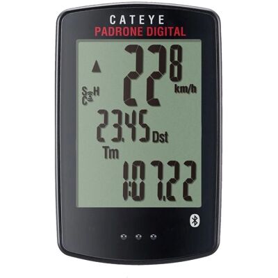 Cateye Padrone Digital Wireless Geschwindigkeit - Trittfrequenz - Schwarz - Fahrradcomputer Cateye Padrone Digital Wireless Geschwindigkeit - Trittfrequenz - Schwarz - Fahrradcomputer
