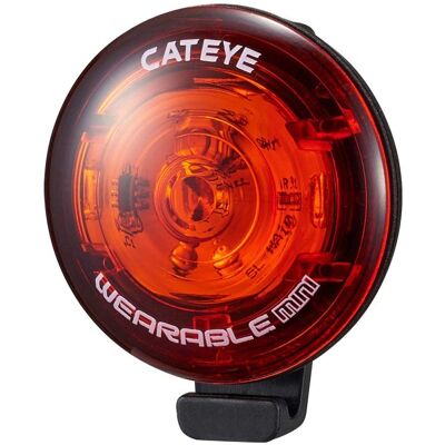 Cateye Przenośne Mini Tył Lampka - Czarna - Światło tylne do roweru Cateye Przenośne Mini Tył Lampka - Czarna - Światło tylne do roweru