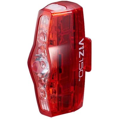 Feu arrière Cateye VIZ 150 - Noir/Rouge - Phare arrière vélo Feu arrière Cateye VIZ 150 - Noir/Rouge - Phare arrière vélo