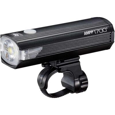 Cateye AMPP1700 Rechargeable Front Bike Light - Black - Bike Light Cateye AMPP1700 Rechargeable Front Bike Light - Black - Bike Light